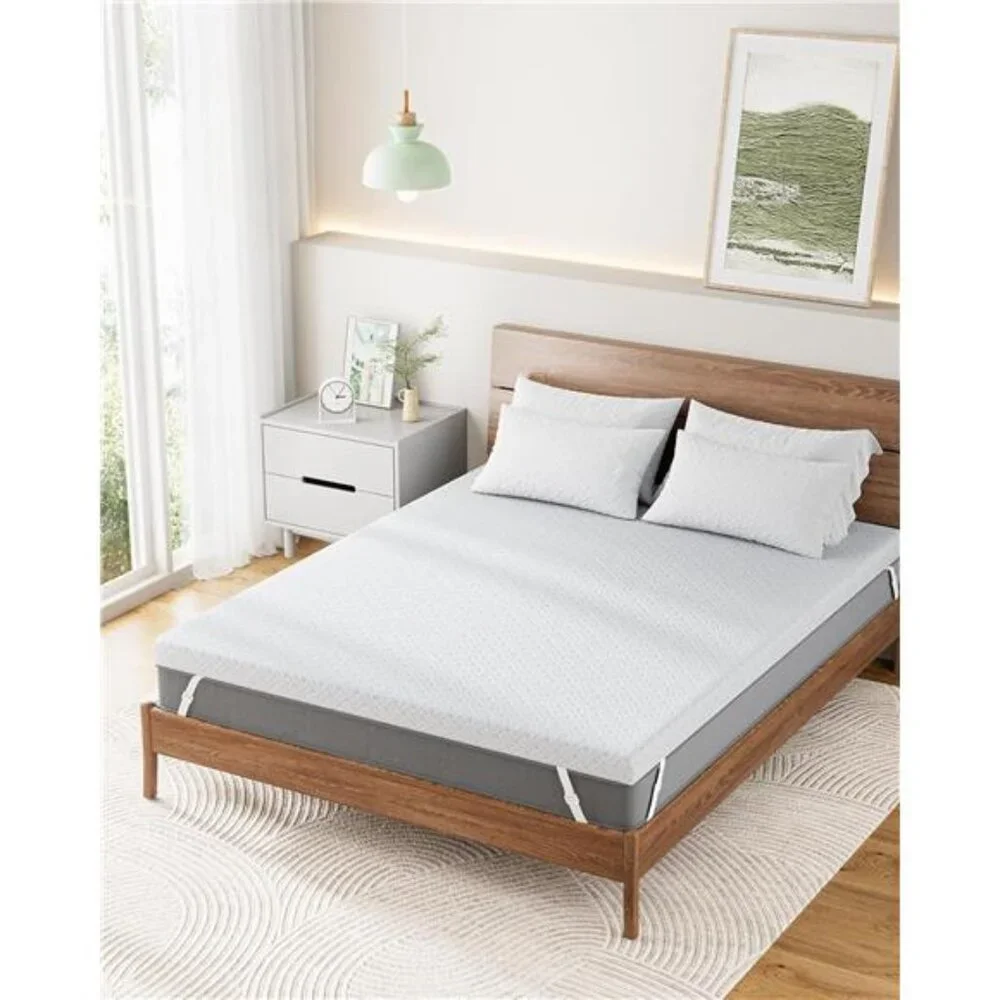 New Queen Mattress Topper - 3 Inch Cooling Memory Foam Mattress Pad